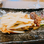 神戸ステーキハウス 和豪 - 丁寧に髭を取ったもやし炒め素敵^ - ^