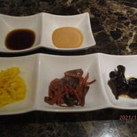 Shangri-La's secret ROPPONGI - 前菜（花びら茸のピクルス、舞茸、きくらげの紹興酒漬け）