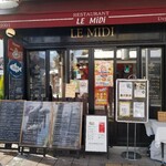 Restaurant LE MiDi - 東側から店を望む