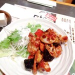 串焼処 一番どり - 鶏と野菜の黒酢あんかけ定食　アップ