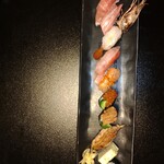 すしやの魚々村 - おまかせ握り