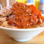 にかいや - ぶた入りオロチョンラーメン＋トッピング全部