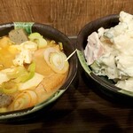 立呑み ひなどり - 煮込みとポテサラ