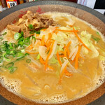 Menya Takeharu - 味噌野菜ラーメン750円税込