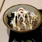 ゆで太郎 - サバ　高菜　明太子御飯