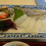 博多料亭 稚加榮 - 槍烏賊のお刺し身