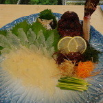 博多料亭 稚加榮 - オコゼのお刺し身