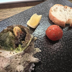 和フレンチバル村塾 - 〜温前菜〜活サザエ　ブルゴーニュ風❤︎