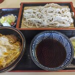 茂兵衛 - 【2021.12.30(木)】もりそばミニカツ丼セット850円