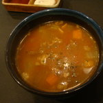 神戸ステーキ マル井 - オリジナルスープ