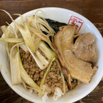 一品堂 - I : ネギ味噌チャーシュー海苔挽肉ご飯