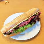 ブーランジェリーキャセロール - カスクルートサンド。530円+税