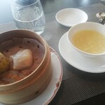 桃花春 - 飲茶、コーンスープ