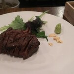 グリルキング - 肥後赤牛のミスジステーキ