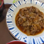 すき家 - 牛皿、アップ