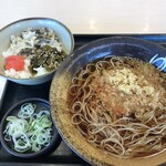 ゆで太郎 - 明太子と高菜は美味かった。そば量少ない⁉️