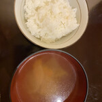 KIMI CO - ご飯、味噌汁(おすましのお味)