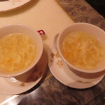 中国料理 桃李 - 2021年の｢お手軽中華コース｣本日のスープ