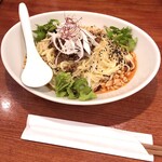 SHIBIRE NOODLES 蝋燭屋 - 汁無し担々麺(倍辛) 980円