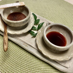 ラトリエ あべ - 赤ワインのデザート