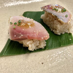 ラトリエ あべ - ザバのハムのお鮨。もう！感動しちゃうよ❤️