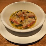 スガハラ - 豆と野菜のスープ + パンチェッタ