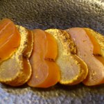 鮨 来多老 - からすみ。炙りとそのまま(^o^)