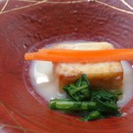 寿司割烹 魚紋 - お通し。