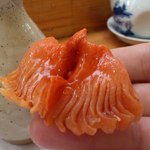 寿司割烹 魚紋 - 赤貝。リフト(^-^)/