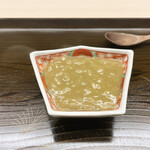 片折 - 蟹味噌おじや、餅米で