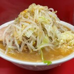 ラーメン二郎 - 【再訪】ラーメン(野菜,ニンニク,カラメ)