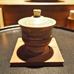 薪鳥新神戸 - あおさ入り茶碗蒸し