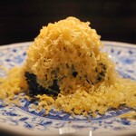 薪鳥新神戸 - 薪焼きブロッコリー チェダーチーズがけ（アップ）