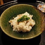 薪鳥新神戸 - 鳥そぼろご飯 + 卵 + 葱