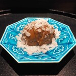 薪鳥新神戸 - マッシュルーム 淡雪塩がけ