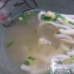 のざわ食堂 - うどんの出汁はいりこと昆布かな？とてもあっさりしています