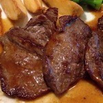 シェ・ミカワ - 2回目2012年12月27日北海道産　鹿肉のステーキ