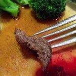 2回目2012年12月27日北海道産　鹿肉のステーキ