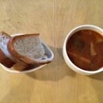 Cafe+Dinner Style - ランチのパンとスープ