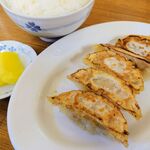 Maruyoshi - 餃子セット 950円 ※中華そばに餃子5個と小ライスが付きます（まるよし）