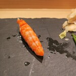 まんてん鮨 - 海老_オクラ