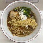 らぁ麺 団欒 - ストレート中太麺