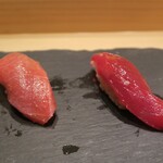 まんてん鮨 - トロと本マグロ