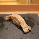 まんてん鮨 - 榎茸の昆布締め