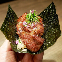 USHIGORO S. GINZA - ☆特撰ハラミ手巻き(#^.^#)☆