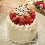 スパイスカフェ - 2012年クリスマスディナー(5200円)の苺のショートケーキ