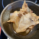 YUMEKOUSEN - 小鉢の煮付けは勘八のアラ