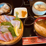YUMEKOUSEN - 海鮮丼＝1380円 税込