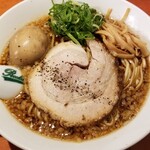 麺屋 六感堂 - 歳末特選らーめん 黒＋味玉