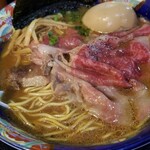 塩そば専門店 桑ばら - 国産リブロースの味噌そば